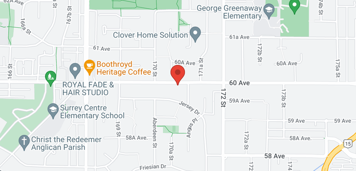 map of 17058 60 AVENUE